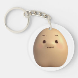 Eine Niedliche Kartoffelsorte Schlüsselanhänger