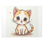 eine niedliche Katze Notizblock (Vorderseite)