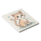 eine niedliche Katze Notizblock (angewinkelt)