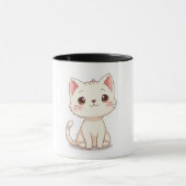 eine niedliche Katze Tasse (Zentrum)
