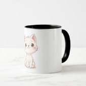 eine niedliche Katze Tasse (VorderseiteRechts)