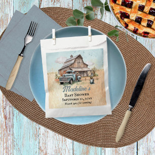 Eine Niedliche kleine Farm Boy Babydusche Danke Geschenktütchen