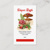 Eine Niedliche Kleine Ladybug Babydusche Windelwas Begleitkarte (Vorderseite)