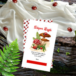 Eine Niedliche Kleine Ladybug Babydusche Windelwas Begleitkarte