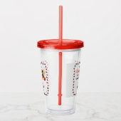 Eine Niedliche kleine Ladybug ist auf dem Weg zur Acryltrinkbecher (Rechts)