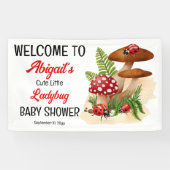 Eine Niedliche kleine Ladybug ist auf dem Weg zur  Banner (Horizontal)