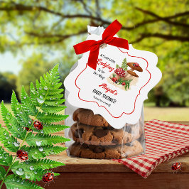 Eine Niedliche kleine Ladybug ist auf dem Weg zur  Geschenkanhänger