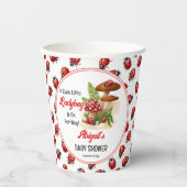 Eine Niedliche kleine Ladybug ist auf dem Weg zur  Pappbecher (Vorderseite)