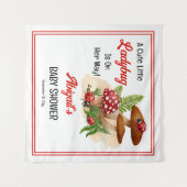 Eine Niedliche kleine Ladybug ist auf dem Weg zur  Wandteppich (Vorderseite (Horizontal))