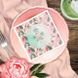 Eine Niedliche kleine Maus ist auf dem Weg zur Mäd Serviette