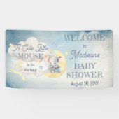 Eine Niedliche kleine Maus ist unterwegs Kinderdus Banner (Horizontal)