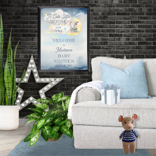 Eine Niedliche kleine Maus ist unterwegs Kinderdus Poster