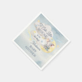 Eine Niedliche kleine Maus ist unterwegs Kinderdus Serviette (Ecke)