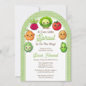 Eine Niedliche kleine Prout ist auf dem Weg zur Ba Einladung (Vorderseite)