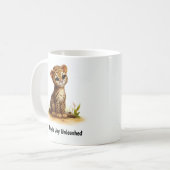 Eine Niedliche Ozelot-Coffee-Tasse in 3D Kaffeetasse (Vorderseite Links)