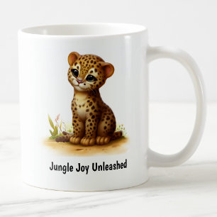 Eine Niedliche Ozelot-Coffee-Tasse in 3D Kaffeetasse