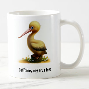 Eine Niedliche Pelican Coffee Tasse in 3D-Farben