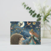 Eine Niedliche Prinzessin und die Fantasie des Ige Postkarte (Stehend Vorderseite)