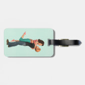 Eine Niedliche Romantik: Sweethearts Embrace (Pers Gepäckanhänger (Rückseite horizontal)