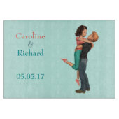 Eine Niedliche Romantik: Sweethearts Embrace (Pers Schneidebrett (Vorderseite)