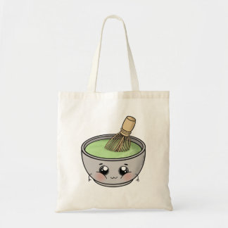 Eine niedliche Schüssel Matcha Tee - Kawaii Tragetasche