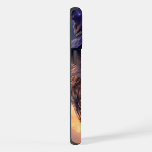 Eine Niedliche Schüssel mit einem Hexenhut iPhone Hülle (Rechte Seite)