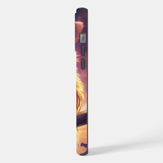 Eine Niedliche Schüssel mit einem Hexenhut iPhone Hülle (Linke Seite)