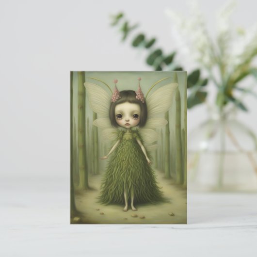 Eine niedliche Spargelfieber-Fantasie Postkarte (Stehend Vorderseite)