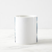 Eine niedliche surfende Kuh Kaffeetasse (Mittel)