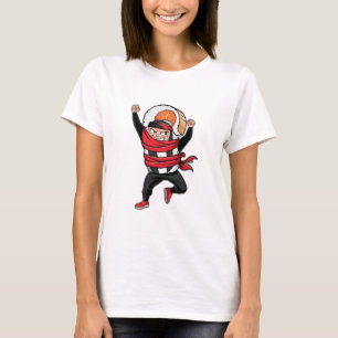 Eine niedliche Sushi-Rolle mit einer Ninja-Bandana T-Shirt