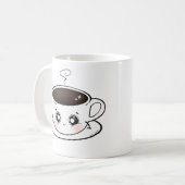 Eine niedliche Tasse Kaffee - Kawaii (Vorderseite Links)