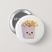 Eine Niedliche Tube Popcorn Button (Vorne & Hinten)