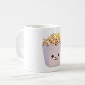 Eine Niedliche Tube Popcorn Kaffeetasse (Vorderseite Links)
