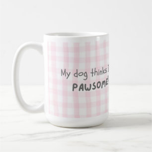 Eine niedliche und süße Tasse für Hundefreunde