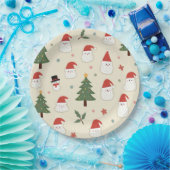 eine niedliche X-mas-Party-Platte Pappteller (Party)