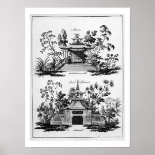 Eine Nische und ein cooler Rückzug, 'vom Chinesen Poster