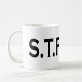 Eine Nizza Schale STFU Kaffeetasse (Links)