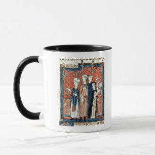 Eine Nonne, die ihr Versprechen und Masse nimmt Tasse