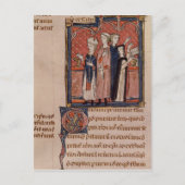 Eine Nonne, die ihre Gelübde und Masse nimmt Postkarte (Vorderseite)