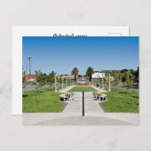 Eine normale Postkarte (Vorne/Hinten)