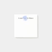 eine Note aus dem Namen des Lehrers einfache minim Post-it Klebezettel (Vorderseite)