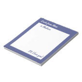 Eine Note aus der Mama für Tochter- oder son-Notiz Notizblock (Rotiert)