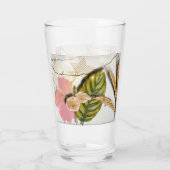 Eine Note der Hibiskusblüte  Glas (Rückseite)