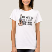 Eine Note, die man braucht, um in Liebe mit einer T-Shirt (Vorderseite)