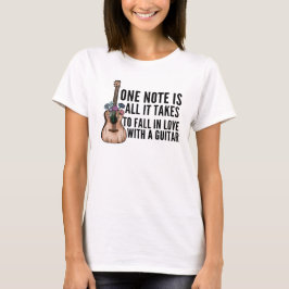 Eine Note, die man braucht, um in Liebe mit einer T-Shirt
