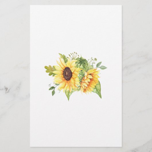 Eine Note für die neuerdings Sunflowers Game Card  Flyer (Hinten)