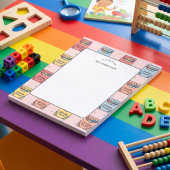Eine Notiz von Lehrer Buntstift Notizblock