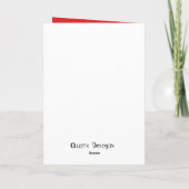 Eine Notizkarte für das große Herz (Rückseite)