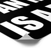 EINE NRJ3-GESELLSCHAFT IST EIN POLITIKGESELLSCHAFT POSTER (Ecke)