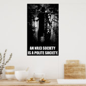 EINE NRJ3-GESELLSCHAFT IST EIN POLITIKGESELLSCHAFT POSTER (Küche)